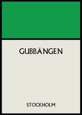 Gubbängen Stockholm Poster