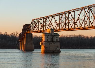 Chain of rocks bridge