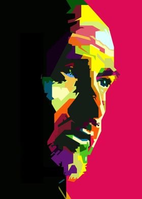 Progressive Rock Music Pop Art Portrait