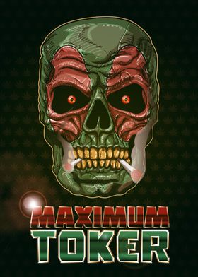 Maximum Toker Skull - Weed