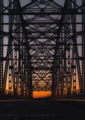 Chain of rocks bridge