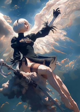 2B Angel of the Clouds