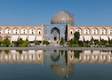 Iranian Mosque with Reflection