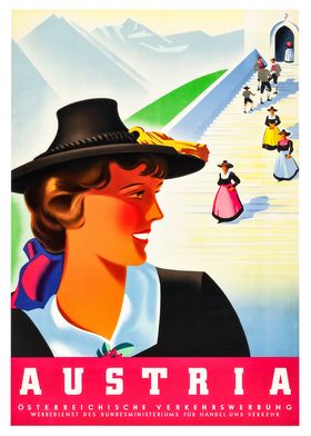 Austria Travel Poster