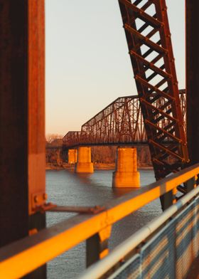 Chain of rocks bridge