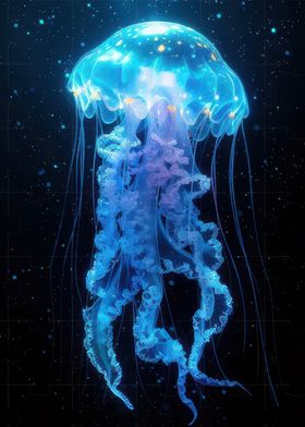 Glowing Jellyfish