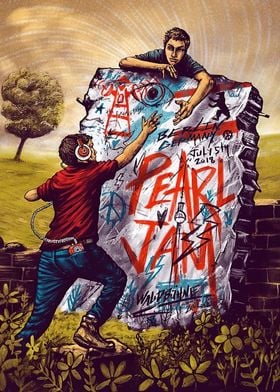 Pearl Jam Concert Poster