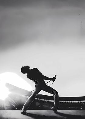 Freddie Mercury Silhouette