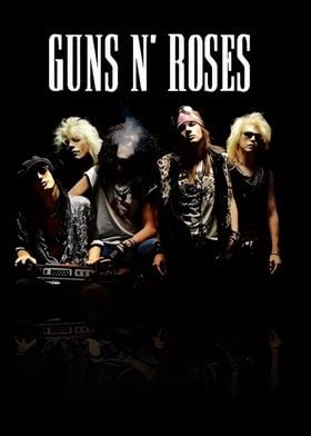 Guns N' Roses Band Poster