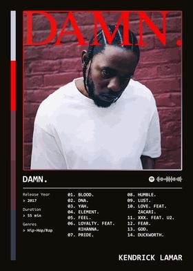 DAMN. (2017) Album by Kendrick Lamar