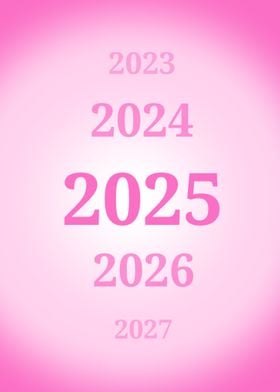 2025 pink