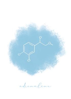 Adrenaline Molecule Art