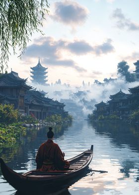 Tranquil Asian Cityscape