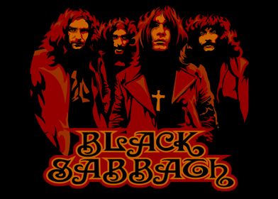 Black Sabbath Band Poster