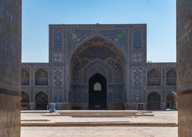 Ispahan Blue Mosque Entrance