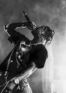 Travis Scott Performing