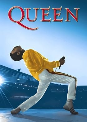 Queen Freddie Mercury Poster