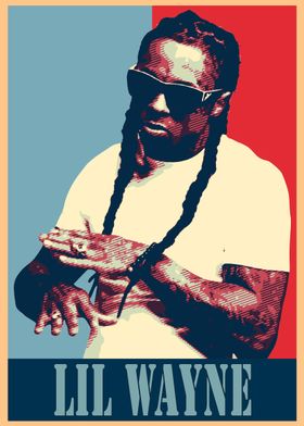 Lil Wayne Pop Art Poster