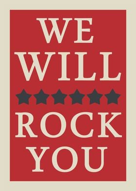 We Will Rock You Poster