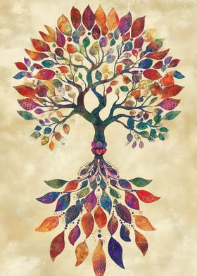 Colorful Tree of Life