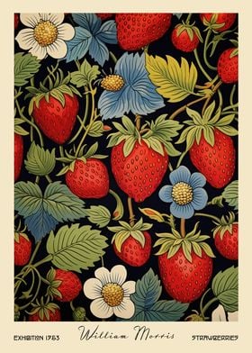 William Morris Strawberry Floral