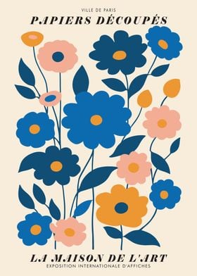 Floral Art Deco Poster