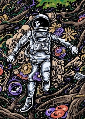 Astronaut in a Surreal World