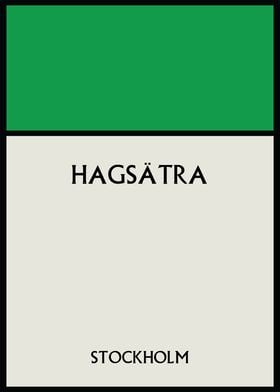 Hagsätra Stockholm Poster