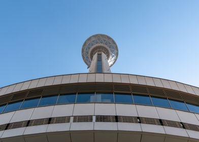 Modern Tower with Glass Dome