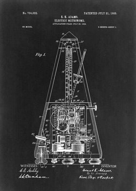 Electric Metronome Patent