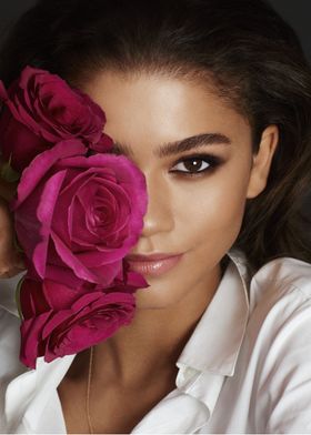 Zendaya with Roses