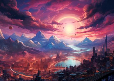 Fantasy Cityscape