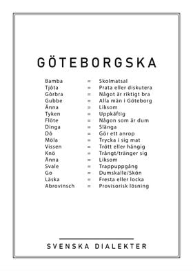 Göteborgska Slang