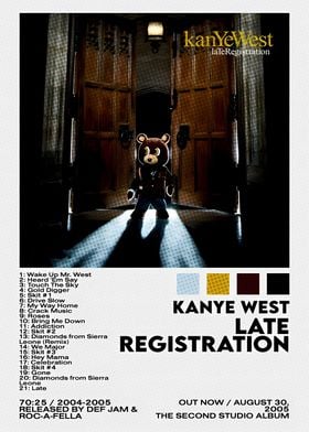 Kanye West Late Registration Album Cover