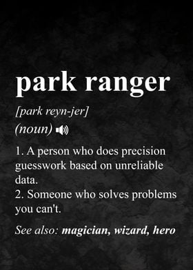 Park Ranger Definition