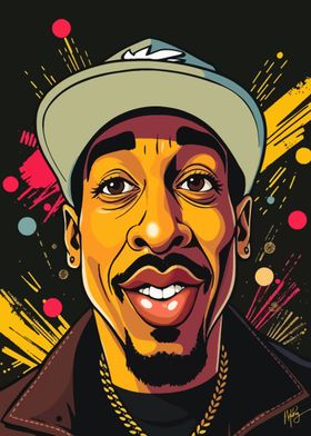 Smiling Hip-Hop Artist Portrait