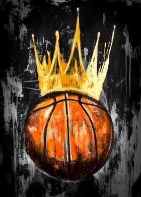 Basketball King Vector Art