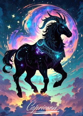 Capricorn Zodiac Art