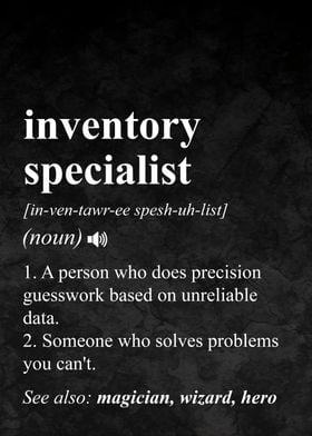 Inventory Specialist Definition