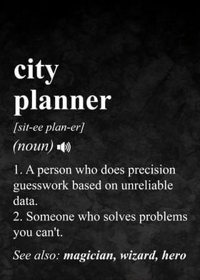 City Planner Definition