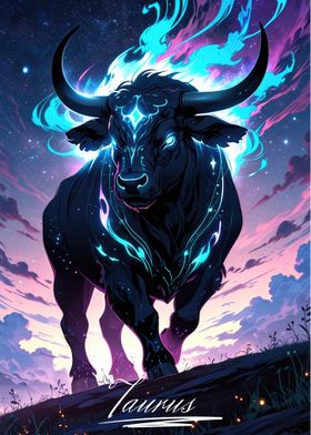 Taurus Zodiac Sign Art