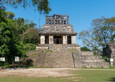 Ancient Mayan Temple Ruins