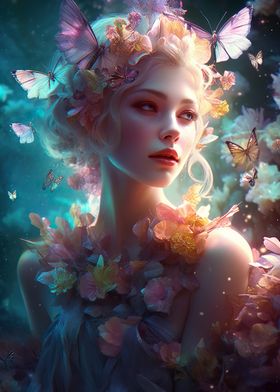 Floral Fantasy Portrait