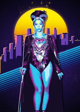 Beyonce Retro Art