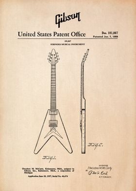 Gibson Guitar Patent