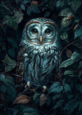 Owl in the Forest