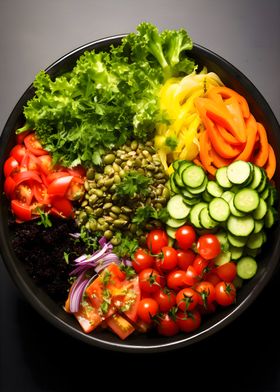 Colorful Salad Bowl