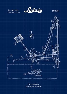 Ludwig Drum Beating Mechanism Patent