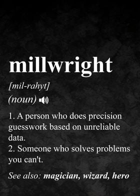 Millwright Job Definition