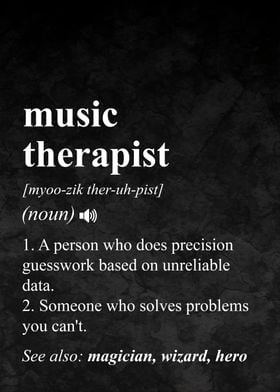 Music Therapist Definition